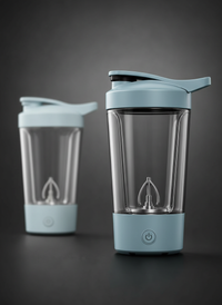BlendGo electric mixer cup in blue