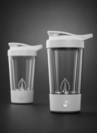 BlendGo electric mixer cup in white